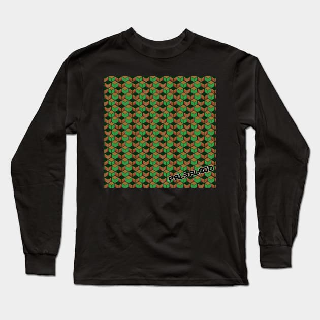 Tomioka Pattern Long Sleeve T-Shirt by Pal3blood